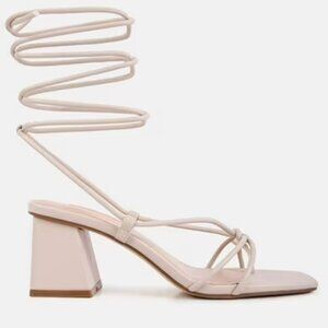 NWT Brand New - London Rag Spruce Tie Up Block Heel Sandals